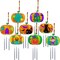 Suncatcher Wind Chime Ornaments Decorations DIY Window Paint Art Suncatcher Craft Kits Pumpkin Sun Catchers for Kids Classroom Halloween Activities Holiday Art Project